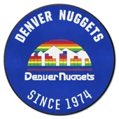 Fan Mats Nba Retro Denver Nuggets Roundel Rug - 27In. Diameter