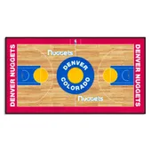 Fan Mats Nba Retro Denver Nuggets Court Runner Rug - 24In. X 44In.