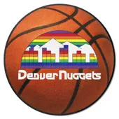 Fan Mats Nba Retro Denver Nuggets Basketball Rug - 27In. Diameter