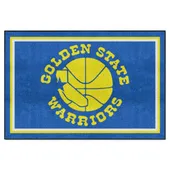 Fan Mats Nba Retro Golden State Warriors 5Ft. X 8 Ft. Plush Area Rug