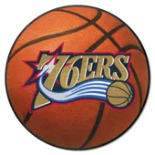 Fan Mats Nba Retro Philadelphia 76Ers Basketball Rug - 27In. Diameter