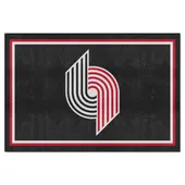 Fan Mats Nba Retro Portland Trail Blazers 5Ft. X 8 Ft. Plush Area Rug