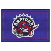 Fan Mats Nba Retro Toronto Raptors 5Ft. X 8 Ft. Plush Area Rug