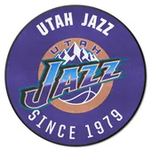 Fan Mats Nba Retro Utah Jazz Roundel Rug - 27In. Diameter