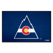 Fan Mats Nhlretro Colorado Rockies Starter Mat Accent Rug - 19In. X 30In.