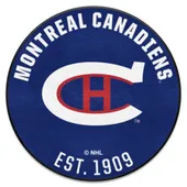 Fan Mats Nhlretro Montreal Canadiens Roundel Rug - 27In. Diameter