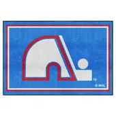 Fan Mats Nhlretro Quebec Nordiques 5Ft. X 8 Ft. Plush Area Rug