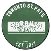 Fan Mats Nhlretro Toronto St. Pats Roundel Rug - 27In. Diameter