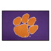 Fan Mats Clemson Tigers Starter Mat Accent Rug, Purple - 19In. X 30In.