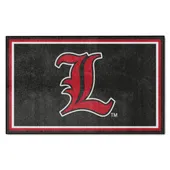 Fan Mats Louisville Cardinals 4Ft. X 6Ft. Plush Area Rug