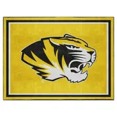 Fan Mats Missouri Tigers 8Ft. X 10 Ft. Plush Area Rug, Yellow