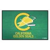 Fan Mats Nhlretro California Golden Seals Starter Mat Accent Rug - 19In. X 30In.