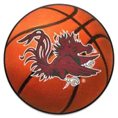 Fan Mats South Carolina Gamecocks Basketball Rug - 27In. Diameter