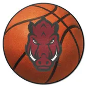 Fan Mats Arkansas Razorbacks Basketball Rug - 27In. Diameter