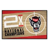 Fan Mats Nc State Wolfpack Dynasty Starter Mat Accent Rug - 19In. X 30In.