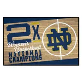 Fan Mats Notre Dame Fighting Irish Dynasty Starter Mat Accent Rug Women's Basketball - 19In. X 30In.