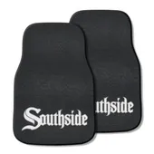 Fan Mats Chicago White Sox Front Carpet Car Mat Set Southside City Connect - 2 Pieces