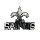 Fan Mats New Orleans Saints Molded Chrome Plastic Emblem