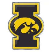 Fan Mats Iowa Hawkeyes Heavy Duty Aluminum Embossed Color Emblem - Alternate