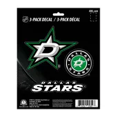 Fan Mats Dallas Stars 3 Piece Decal Sticker Set