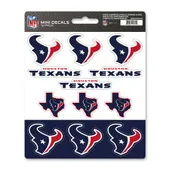 Fan Mats Houston Texans 12 Count Mini Decal Sticker Pack