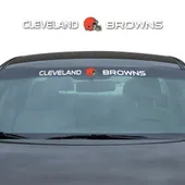 Fan Mats Cleveland Browns Sun Stripe Windshield Decal 3.25 In. X 34 In.