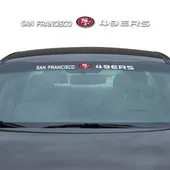 Fan Mats San Francisco 49Ers Sun Stripe Windshield Decal 3.25 In. X 34 In.