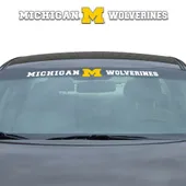 Fan Mats Michigan Wolverines Sun Stripe Windshield Decal 3.25 In. X 34 In.