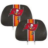 Fan Mats Tampa Bay Buccaneers Printed Head Rest Cover Set - 2 Pieces