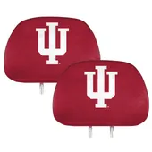 Fan Mats Indiana Hooisers Printed Head Rest Cover Set - 2 Pieces