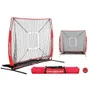Powernet 5X5 Practice Net + Strike Zone + Weighted Training Ball Bundle 1020
