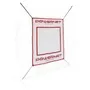 Powernet Power Pad Canvas Batting Pitching Backstop 46" X 59" Protection Area With Red Strike Zone 1