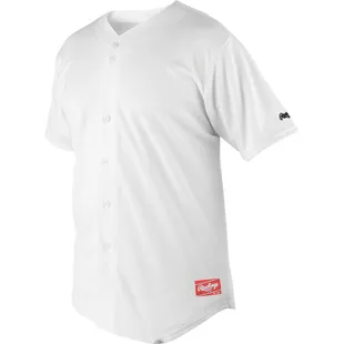 Button-Down Baseball Jersey in Off-White – Profound Aesthetic
