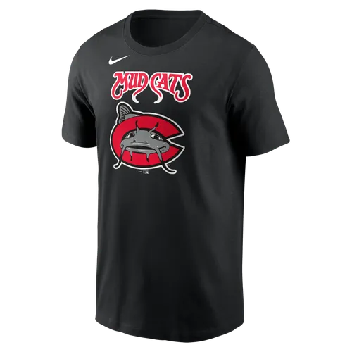 Nike MiLB Adult Short Sleeve Cotton Tee Carolina Mudcats N199