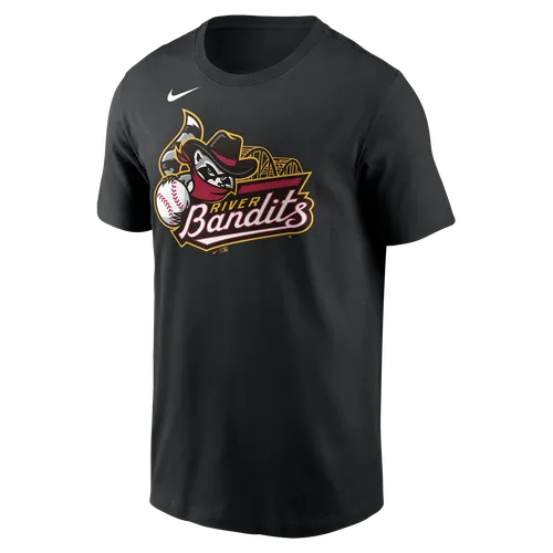 Nike MiLB Adult Short Sleeve Cotton Tee Quad Cities River Bandits N199