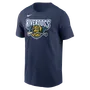 Nike MiLB Adult Short Sleeve Cotton Tee Charleston Riverdogs N199