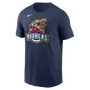 Nike MiLB Adult Short Sleeve Cotton Tee Toledo Mud Hens N199