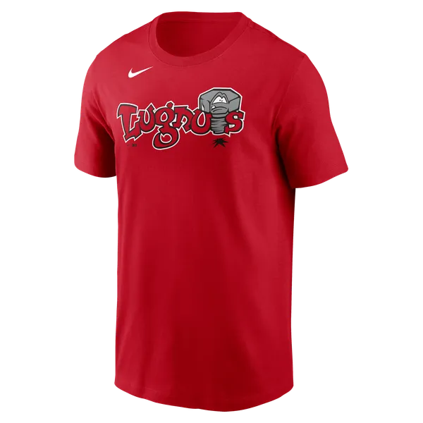 Nike MiLB Adult Short Sleeve Cotton Tee Lansing Lugnuts N199