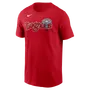 Nike MiLB Adult Short Sleeve Cotton Tee Lansing Lugnuts N199