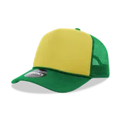 Decky 5 Panel Mid Profile Structured Foam Trucker 6025