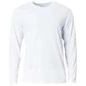 A4 Adult Softek Long Sleeve Tee N3029