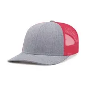 Pacific Headwear Melange Heather Low-Profile Trucker 210C