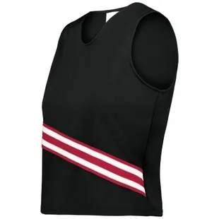 Augusta Sportswear 6003 Spirit Pom - Black/Red