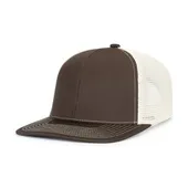 Pacific Headwear Contrast Stitch Trucker Pacflex Snapback Cap P151S