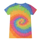 Tie-Dye Ladies' V-Neck T-Shirt 1075CD