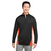 Harriton Men's Flash Snag Protection Plus Il Colorblock Quarter-Zip M786