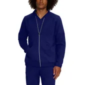 Urbane Impulse Men's Zip-Front V-Neck Warm-Up Scrub Jacket 9914LKA