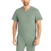 Landau Proflex Men's Medical Scrubs Shirt LT108