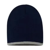 Sportsman 8" Bottom-Striped Beanie SPO-SP09