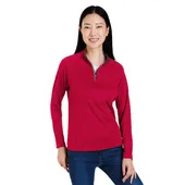 Core365 Ladies' Origin Performance Pique Quarter-Zip Jacket CE418W